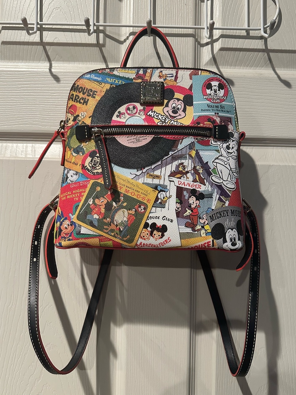 Dooney & Bourke Disney 70th Anniversary Mickey Mouse Club Backpack Handbag